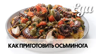 Как приготовить осьминога с картофелем. Мастер-класс от Алексея Яшаева