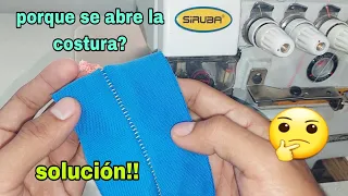 como ajustar las tensiones en la maquina de coser overlock paso a paso.