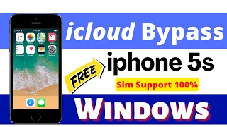 Only 5 Minutes iCloud Unlock iPhone 5s iCloud Bypass iOS 12.5.5 [Windows] FREE