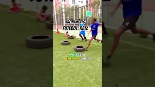 TREINAMENTO DE FUTEBOL RAIZ: Aqui não é Nutella não #shorts #futebol