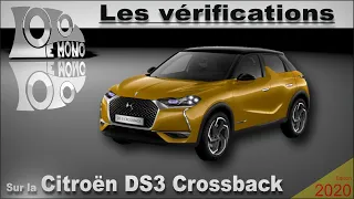 Citroën DS3 Crossback (2020): vérifications et sécurité routière