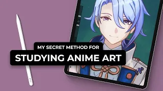 My Secret Method For Studying Anime Art (#Shorts)