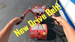 Replacing a Drive Belt - Troy Bilt Horse Tiller | Man About Home