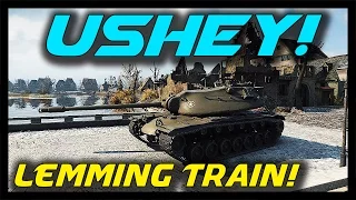 ► World of Tanks: M103 & T110E5 - Lemming Train Warning! - Solid Heavies! - M103 & T110E5 Gameplay