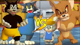 Tom and Jerry in War of the Whiskers Tom And Butch Vs Nibbles And Monster Jerry (Master Difficulty)