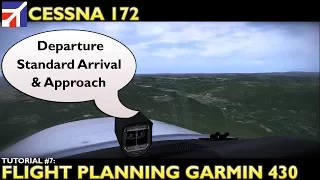 X Plane 11 : Airfoillabs Cessna 172 : Tutorial 7 Flight Planning with the Garmin 430