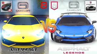 Asphalt 8 vs Asphalt 9 Comparison | Racing Games Comparison