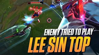 They thought Lee Sin top would work | Dzukill