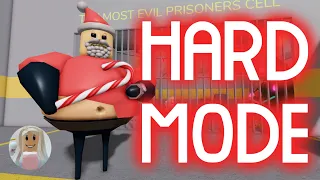 [HARD MODE] BARRY'S PRISON RUN! (Christmas Edition!) Roblox Gameplay Walkthrough Speedrun [4K]
