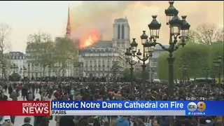 Blaze Engulfs Historic Notre Dame Cathedral In Paris