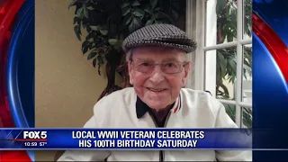 Atlanta area WWII veteran celebrates his 100th birthday