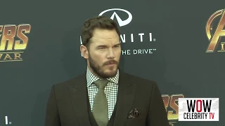 Chris Pratt arrives at the 'Avengers: Infinity War' Los Angeles Premiere (april 23, 2018)