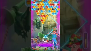 Bubble Witch 3 saga Level 1724 ~ boosters  ~no cats