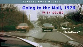 1976 home movie w/sound Woodmont Blvd Nashville driving to 100 Oaks Mall