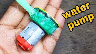 How to make mini water pump at home | High speed mini water pump | Science project