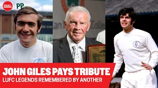 John Giles pays tributes to Leeds United teammates Mick Bates & Terry Cooper