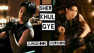 sher🦁khul gye😉||jungkook version(FMV)||bts on new Hindi songs||#jungkook#sherkhulgaye #hrithikroshan