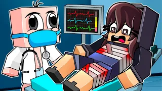 ¡BEBÉ NOOBSI necesita CIRUGÍA en Minecraft! 😱💉 ¡BEBÉ NOOB trabaja como DOCTOR!