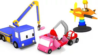 Masina de vata pe bat  - Învaţă cu Micile Camioane 👶 🚚 Desene animate educaţionale pentru copii