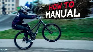 ►КАК ДЕЛАТЬ МАНУАЛ на МТБ/БМХ | How to manual - обучение трюкам на МТБ ◄ [Today We Ride]