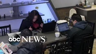 Woman Makes Local Coffee Shop Her "Office" | What Would You Do? | WWYD