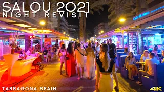 Tiny Tour  | Salou Spain | Revisit the resort town Salou in the night | Aug 2021