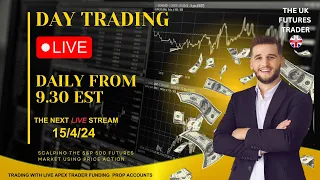 TRADING LIVE! S&P 500 FUTURES MARKET