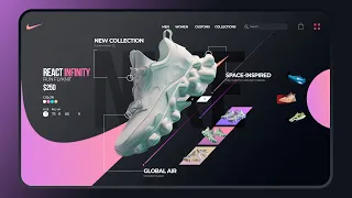 Nike Sneaker Shop Ads. After Effects. 2d motion. Creative ads