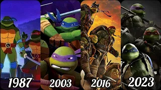 Evolution of Teenage Mutant Ninja Turtles in Movies & TV 1987-2023