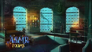 Harry Potter Inspired ASMR - 🐍 Slytherin Dormitory 🐍 - Calming Underwater Magic Ambience