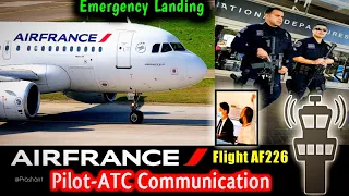 ✅Air France AF266✈ Pilot-ATC Conversation | Emergency Landing At Bulgaria Airport | Paris-Delhi