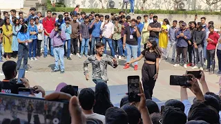 Bbd Hot Girl Roshni vs Boy battle dance | Bbd pavillion | Utkarsh 2k23