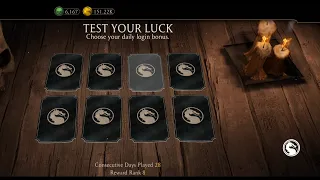 Mk Mobile Test Your Luck & Quest's 28th Day Consecutive.