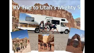 RV Trip around Utah's 5 National Parks and Grand Canyon National Park