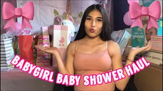 BABYGIRL BABY SHOWER HAUL 🎀 |PREGNANT AT 15