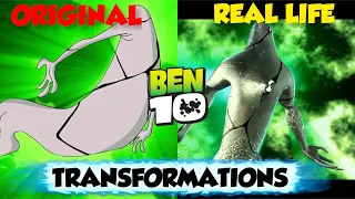 Ben 10 | Ghostfreak and Humungousaur Original Transformations VS Real Life!