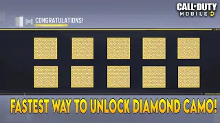How to Unlock Diamond Camo Fast in COD Mobile | FASTEST Way to unlock Diamond Camo in CODM!