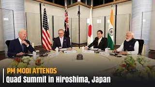 PM Modi attends Quad Summit in Hiroshima, Japan