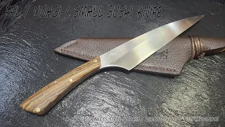 KNIFE MAKING / EEL / UNAGI / SMALL SUSHI KNIFE 수제칼 만들기 #157