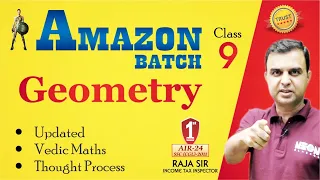 GEOMETRY ⚡️ SSC CGL 2022 by RAJA SIR 💪🏻Class - 09 Free Maths Batch CPR, Thought Process