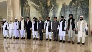 Chinese Foreign Minister Wang Yi meets with Afghan Taliban delegation in Tianjin