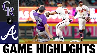 Rockies vs. Braves Game Highlights (9/1/22) | MLB Highlights