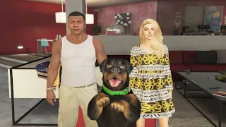 What Happens if CHOP Meets The Loading Screen Girl in GTA 5