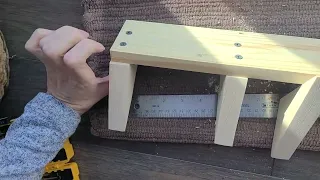 How to Mark & Align Drill Holes When Attaching Pieces & Drilling from Behind (Wall Coat Rack)