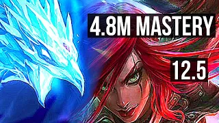 ANIVIA vs KATARINA (MID) | 9/0/8, 4.8M mastery, Legendary | NA Diamond | 12.5