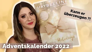 Maybelline Adventskalender 2022 | Happy Holidays | Unboxing & Verlosung