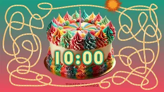 10 Minute 🎂 Birthday Cake Timer Bomb 💣