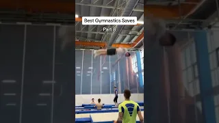 COACH SAVES GYMNAST🫣😳 #gymnast