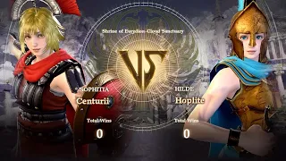 Soul Calibur VI Custom Character Fight (CPU vs CPU) - Centurii vs Hoplite