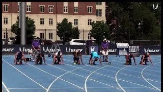 USATF Masters Outdoor National Championship M45-49 100 meter final.